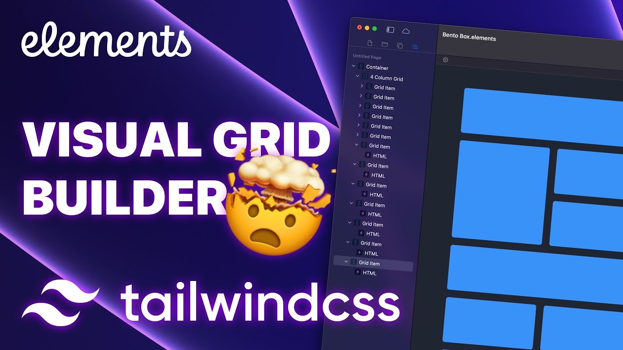 Build Any Grid Layout in Seconds with This Tailwind CSS Visual Builder!
