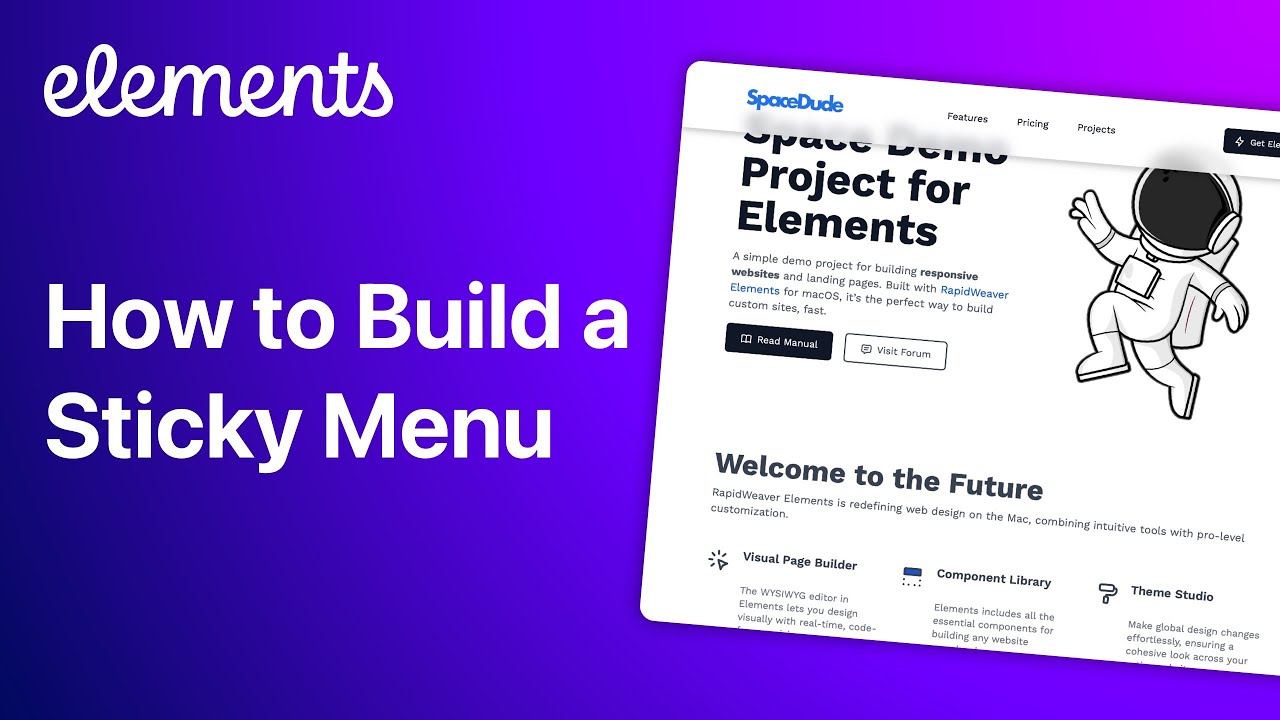 How to Build a Sticky Menu - Part 1 of 2