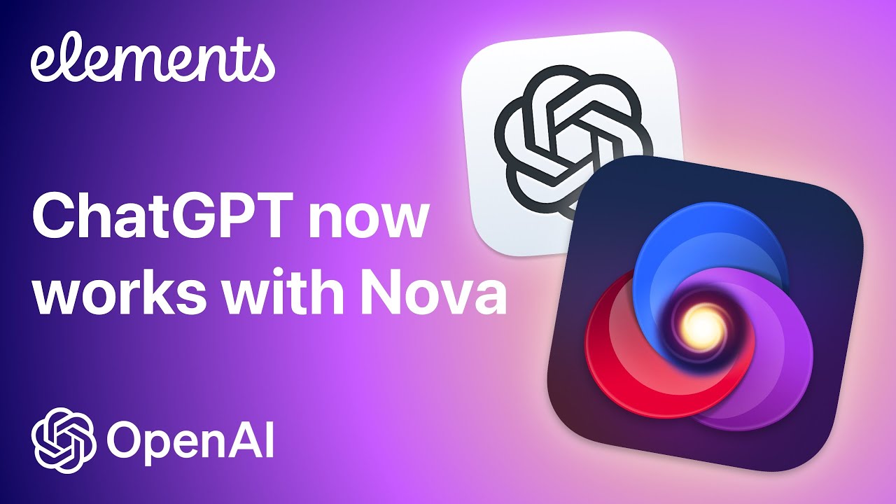 How to use Nova from Panic with chatGPT